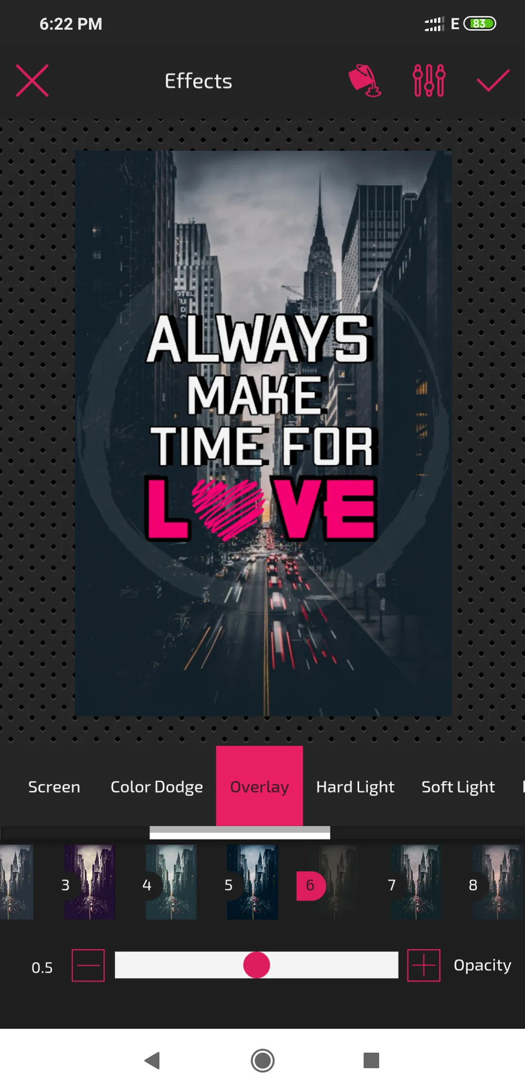 Layer modes